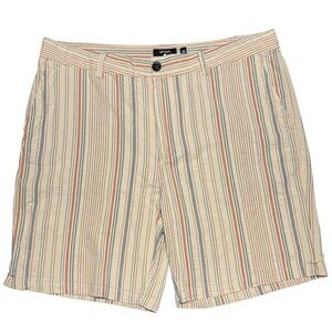 Union Paloma Chino Seersucker 8" inseam short, size 38